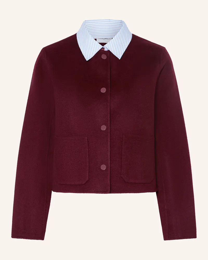 Claudie Pierlot Kastenjacke Dunkelrot