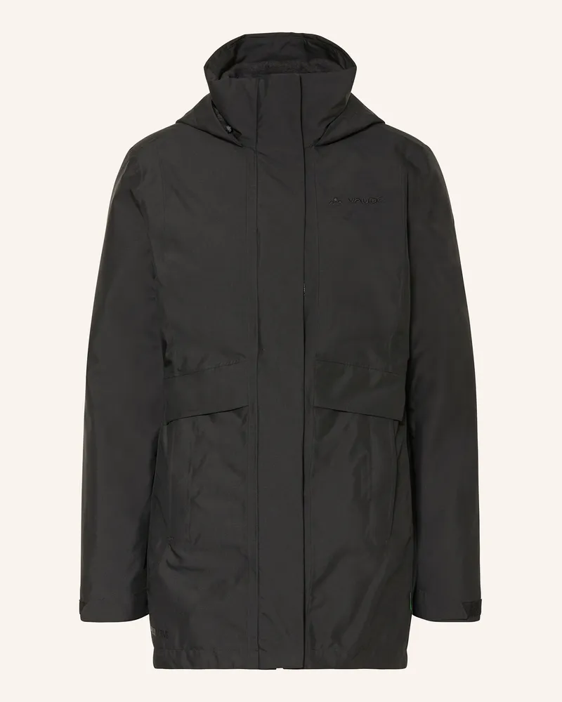 Vaude 2-In-1-Jacke Idriz schwarz Schwarz