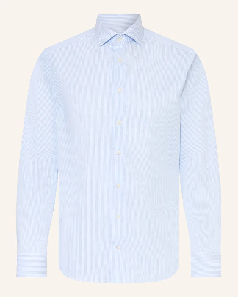 Eton Hemd Slim Fit blau Creme