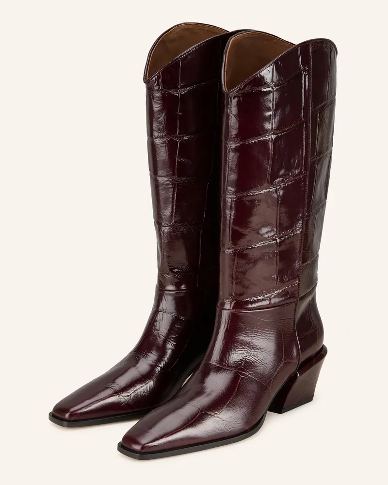 Paris Texas Stiefel BETTINA BOOT 50 Dunkelrot