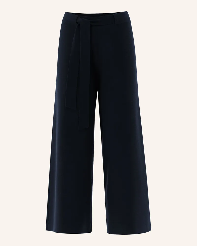 van Laack Strickhose Dunkelblau