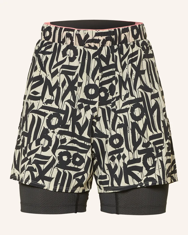 Dynafit Trekkingshorts Trail 2In1 weiss Creme