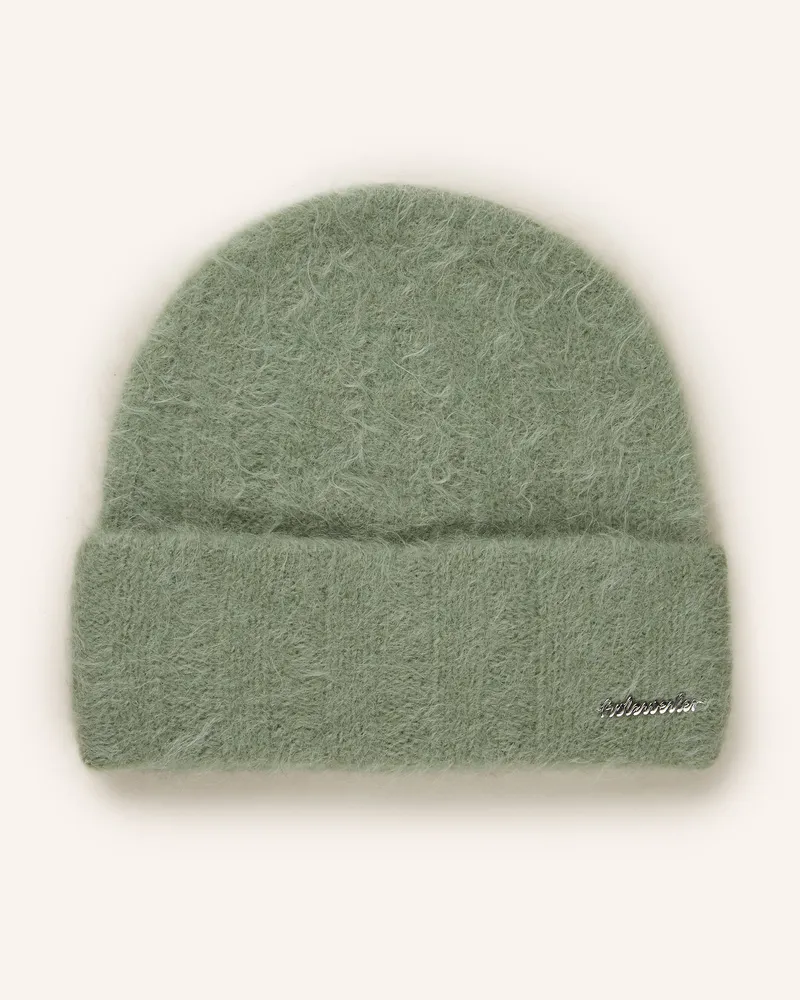 Holzweiler Mütze Erica Mit Alpaka gruen Hellgrün