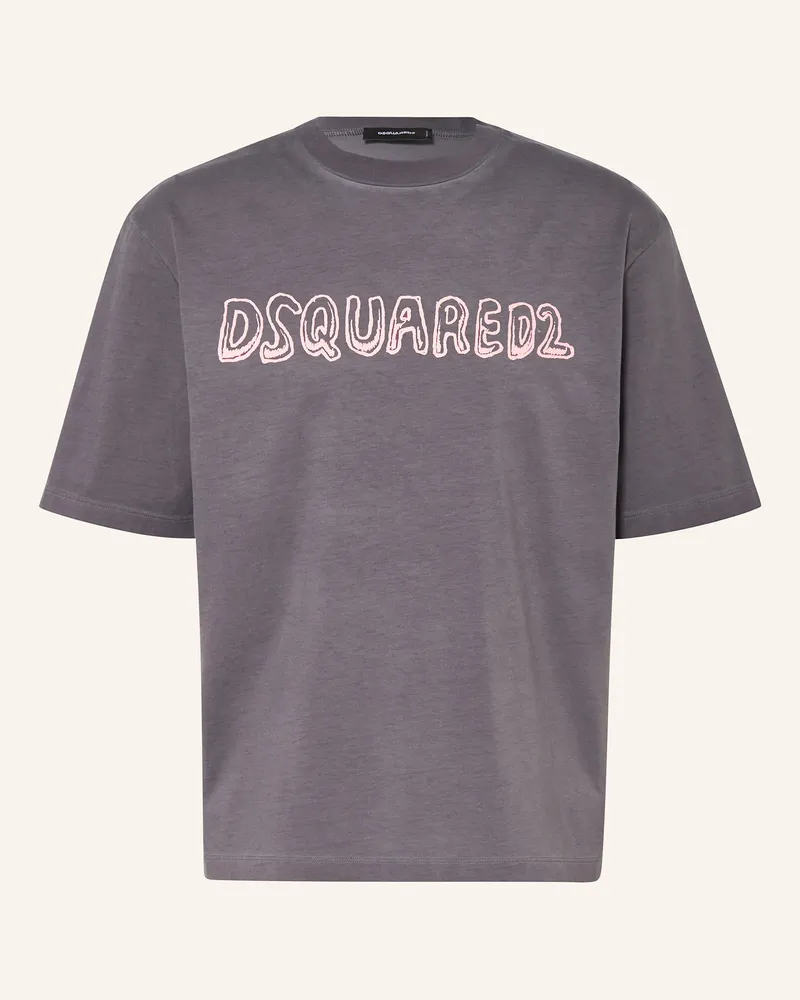Dsquared2 T-Shirt grau Dunkelgrau