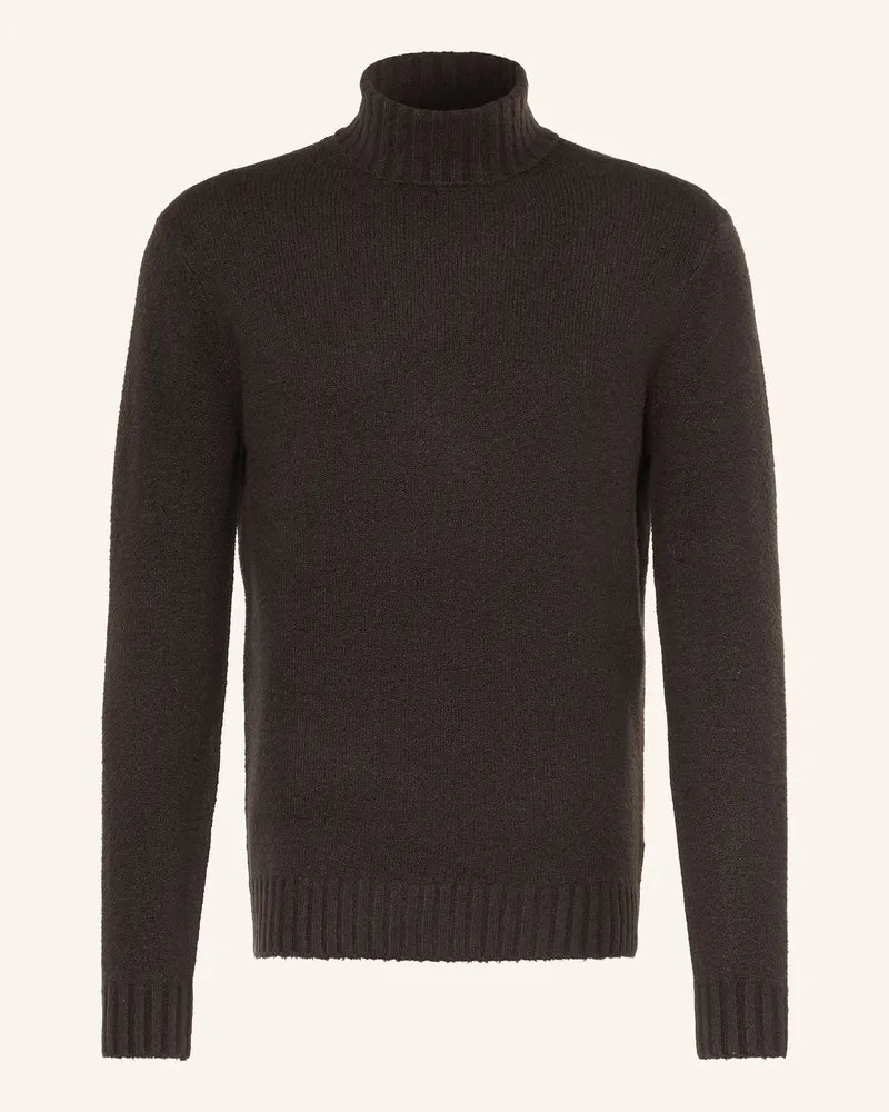 cinque Rollkragenpullover Cizino braun Dunkelbraun