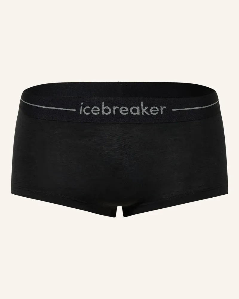 Icebreaker Funktionswäsche-Panty W 200 OASIS aus Merinowolle Schwarz