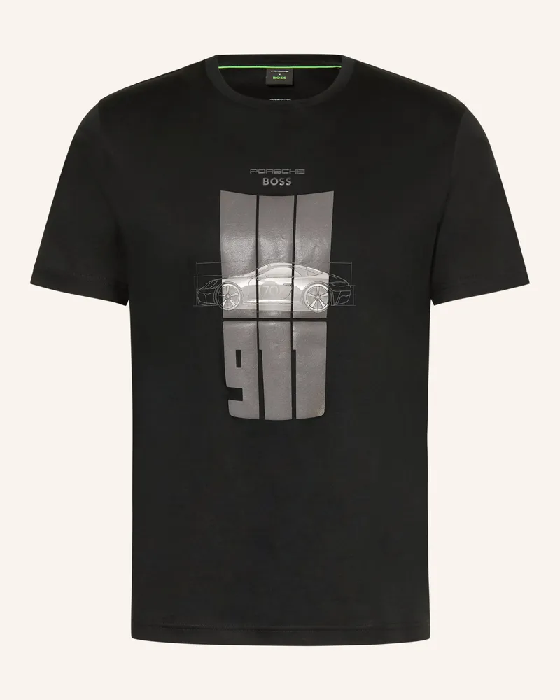 HUGO BOSS T-Shirt Spirit schwarz Schwarz