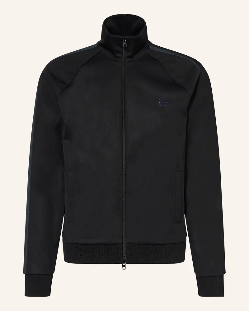 Fred Perry Trainingsjacke Mit Galonstreifen schwarz Schwarz