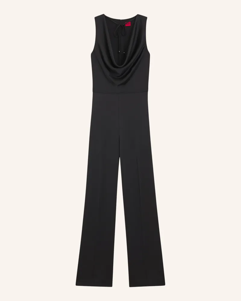 HUGO BOSS Abendkleid Kimari-1 Regular Fit schwarz Schwarz