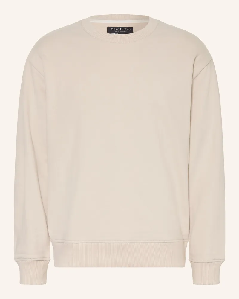 Marc O'Polo Sweatshirt grau Hellbraun
