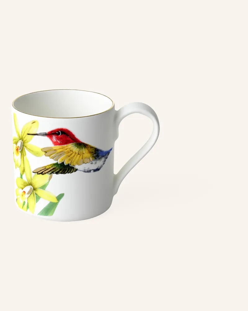 Villeroy & Boch Espressotasse Amazonia weiss Gelb