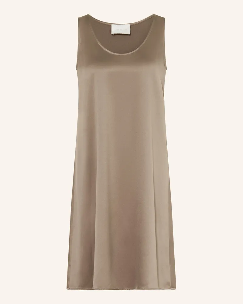 Juvia Satinkleid Nuna beige Taupe