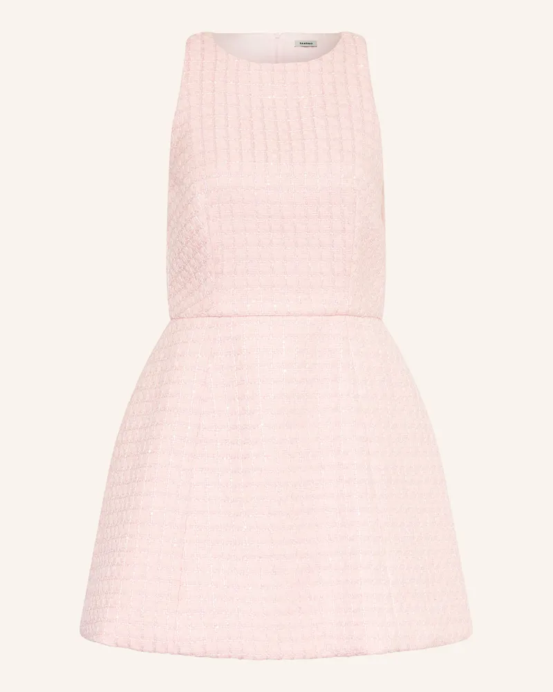 Sandro Kleid DEMIROSE mit Pailletten Hellrosa
