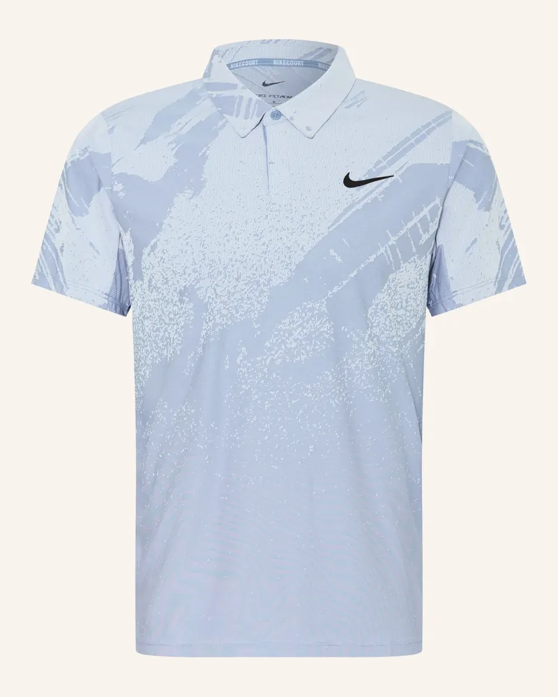 Nike Funktions-Poloshirt Court Slam blau Hellblau