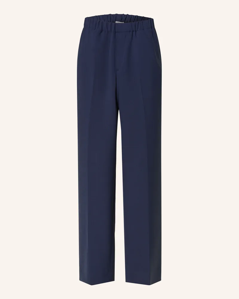 Sandro Jerseyhose Straight Fit Dunkelblau