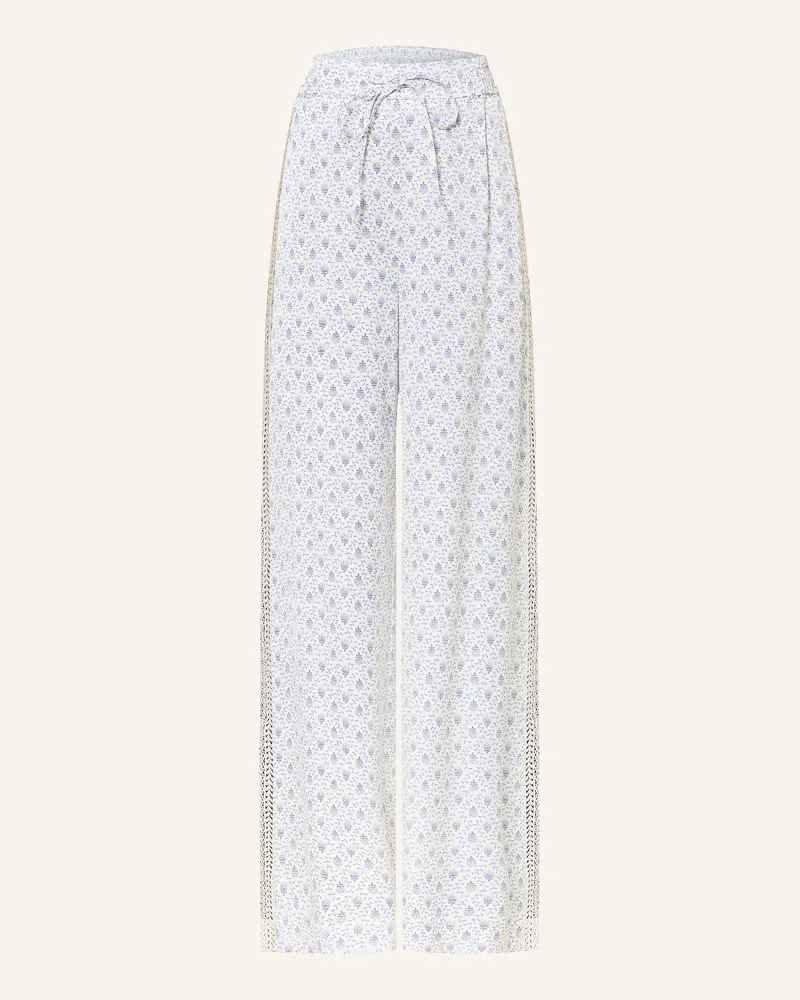 Claudie Pierlot Satinhose Mit Spitze weiss Weiss