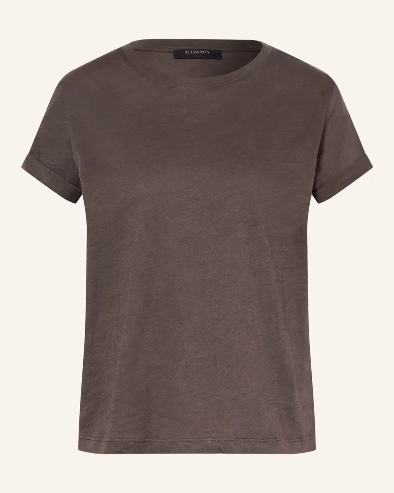 AllSaints T-Shirt Anna braun Dunkelbraun