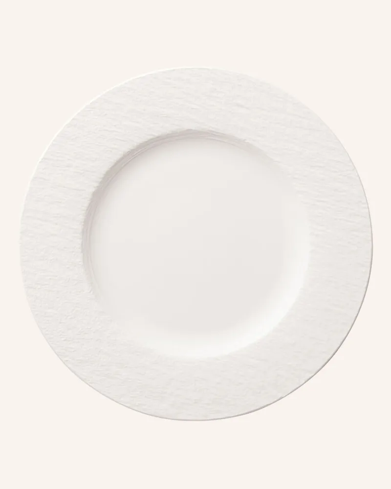 Villeroy & Boch Speiseteller MANUFACTURE ROCK BLANC Weiss
