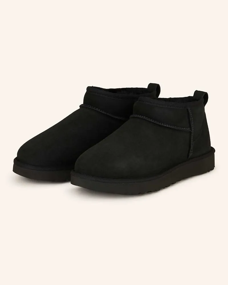 UGG Boots CLASSIC ULTRA MINI - SCHWARZ Schwarz