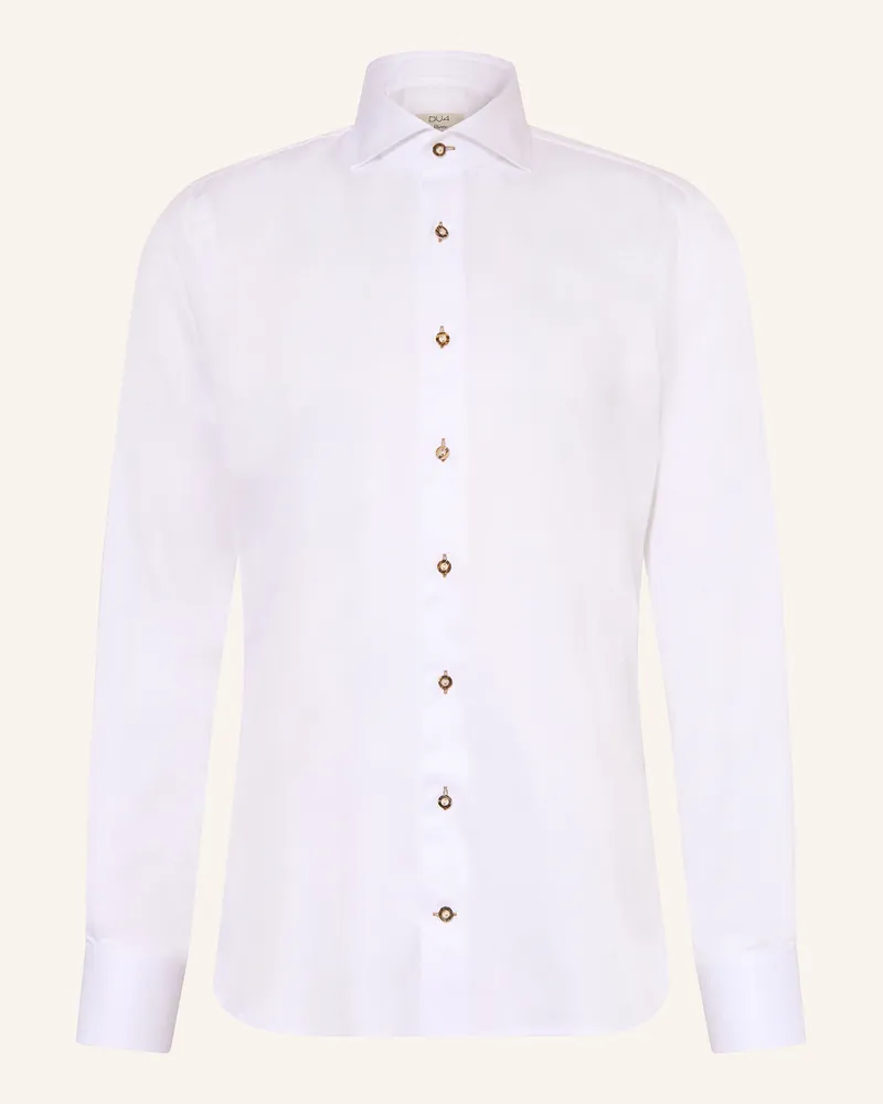 DU4 Trachtenhemd Sebi Regular Fit weiss Weiss