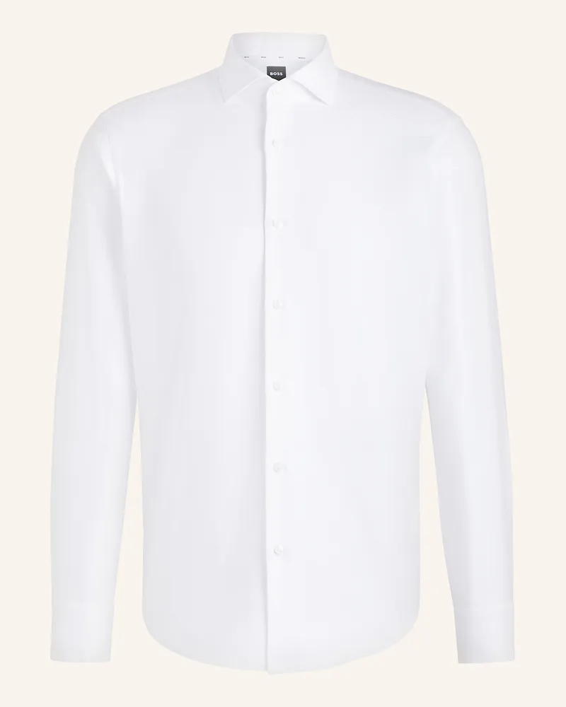 HUGO BOSS Hemd H-JOE Regular Fit Weiss