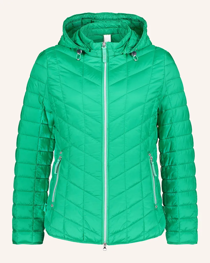 Betty Barclay Steppjacke mit abnehmbarer Kapuze Grün