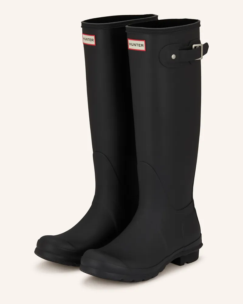 Hunter Gummistiefel Original Tall schwarz Schwarz