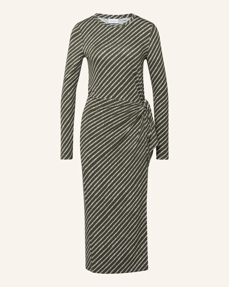 COMMA Kleid gruen Oliv