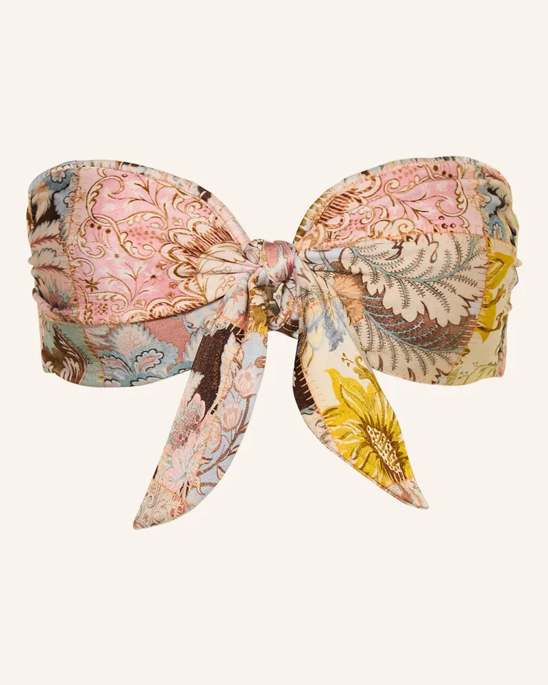 Zimmermann Bandeau-Bikini-Top DAYLIGHT Rosa