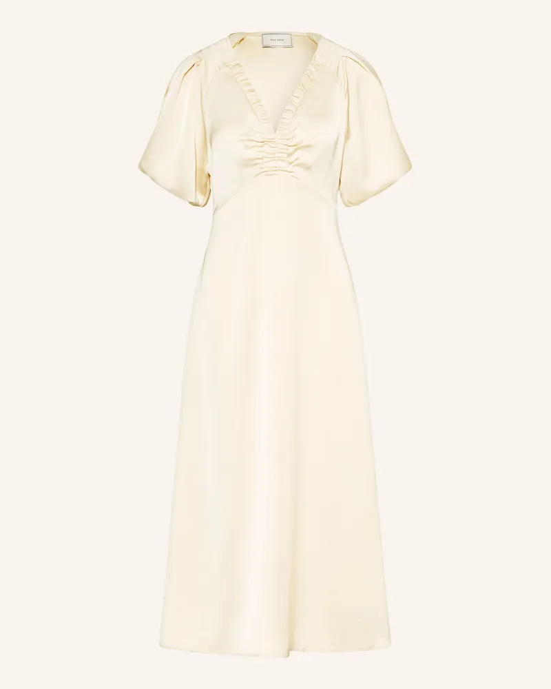 Neo Noir Satinkleid Illana gelb Hellgelb