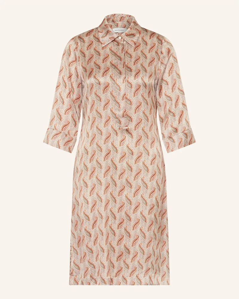 Kudibal Hemdblusenkleid SVEA aus Seide mit 3/4-Arm Beige