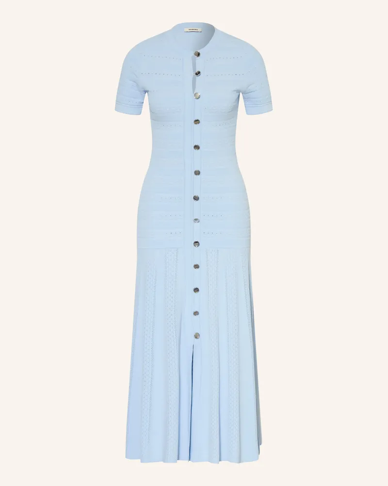 Sandro Strickkleid Hellblau