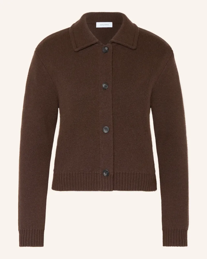 Darling Harbour Strickjacke Mit Cashmere braun Dark