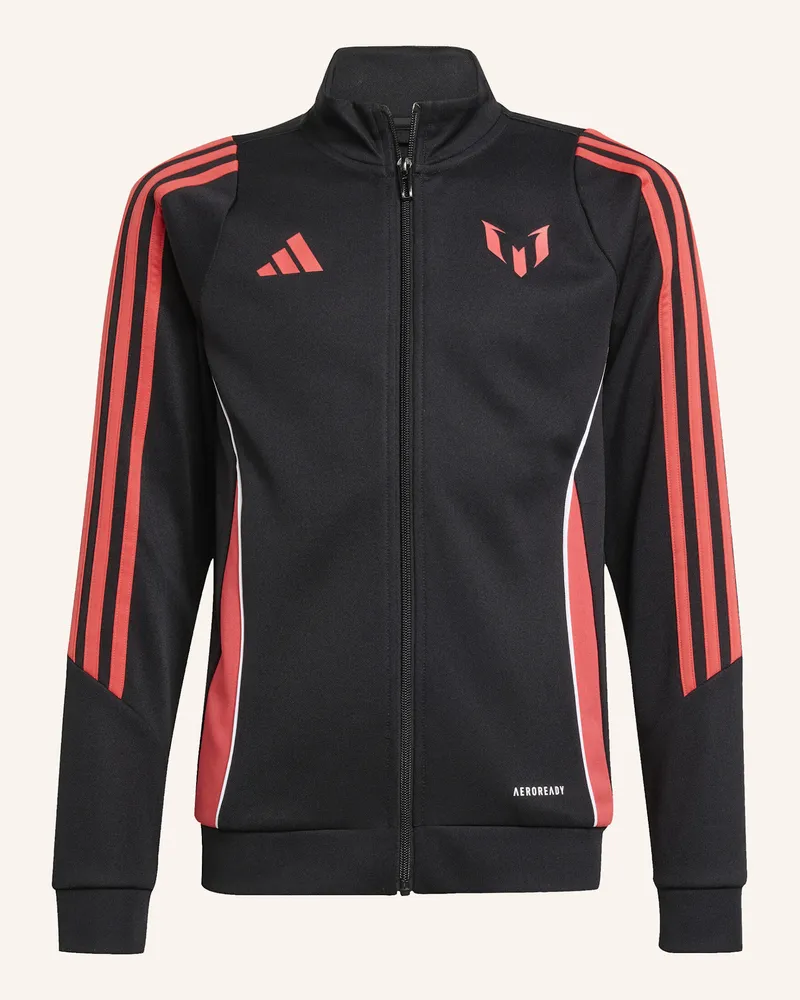 adidas MESSI KIDS JACKE Schwarz