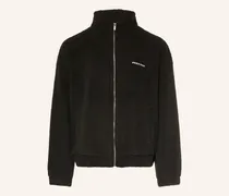 Teddyfell-Jacke Alto schwarz