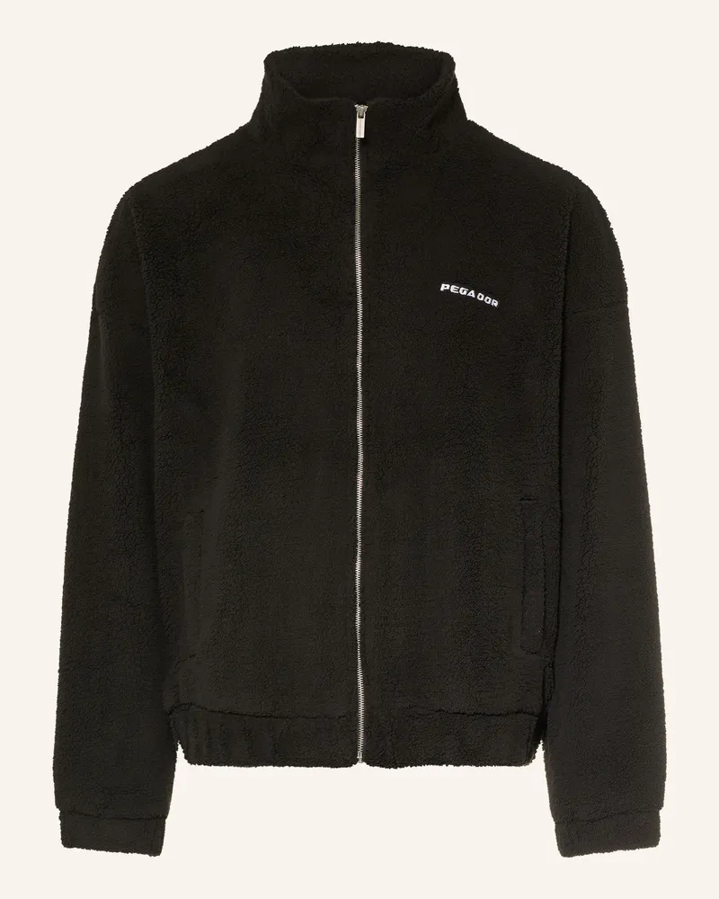 PEGADOR Teddyfell-Jacke Alto schwarz Schwarz