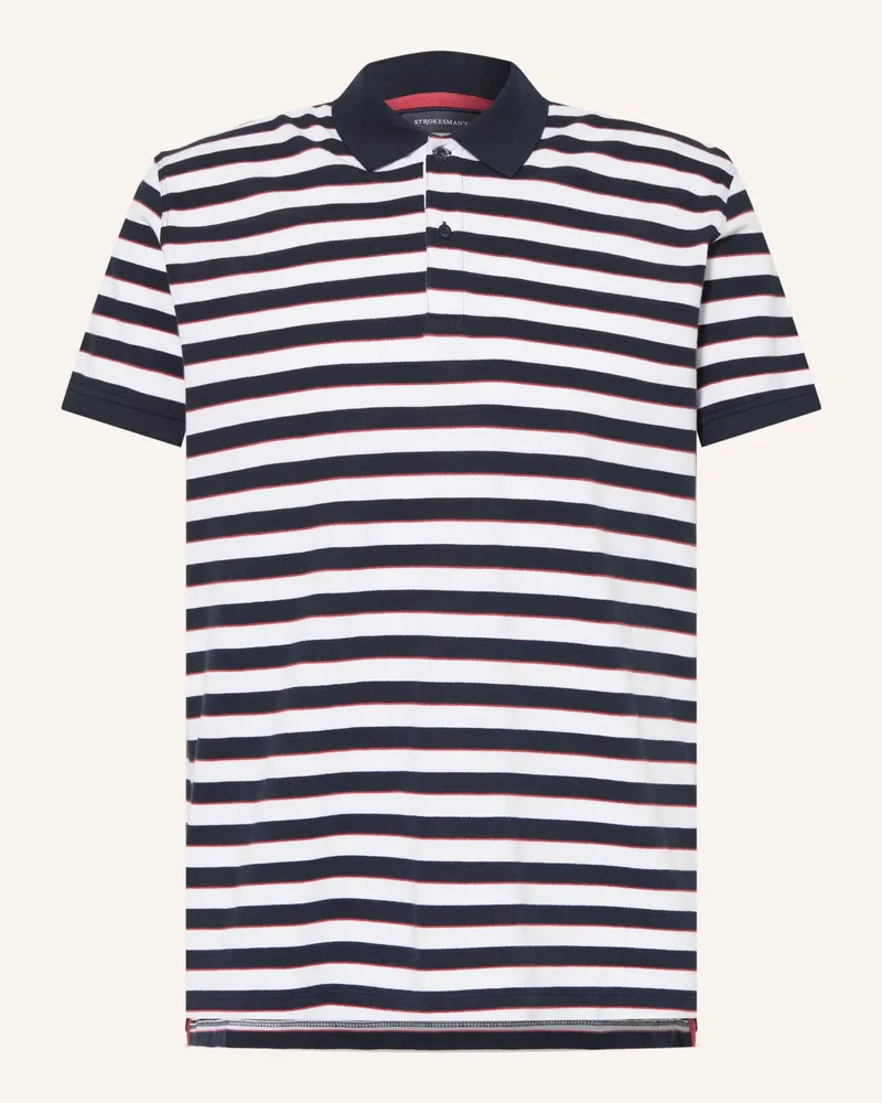 Strokesman's Piqué-Poloshirt Dunkelblau