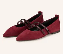 Mary-Jane-Ballerinas GRETA mit Schmucksteinen