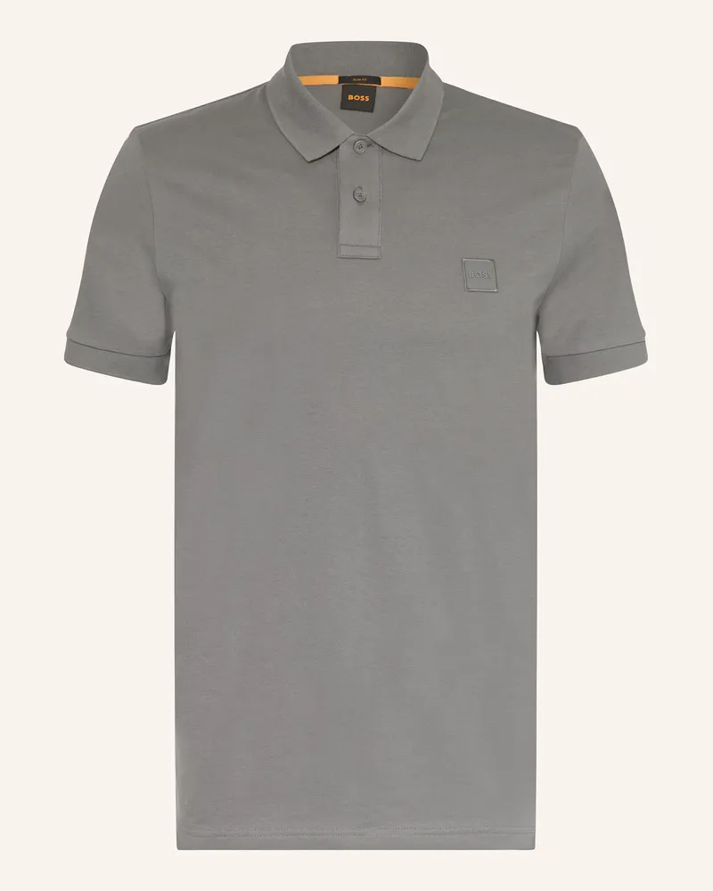 HUGO BOSS Jersey-Poloshirt PASSENGER Grau