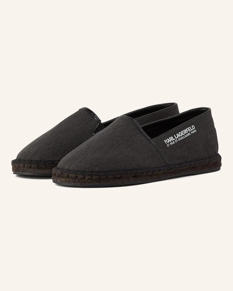 Karl Lagerfeld Espadrilles - SCHWARZ Schwarz