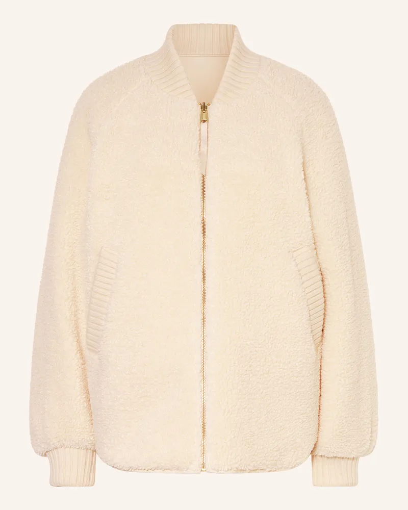 Varley Teddyfell-Jacke SERINA zum Wenden Ecru