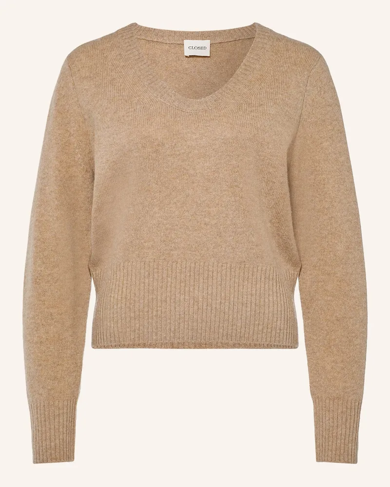 Closed Pullover braun Hellbraun