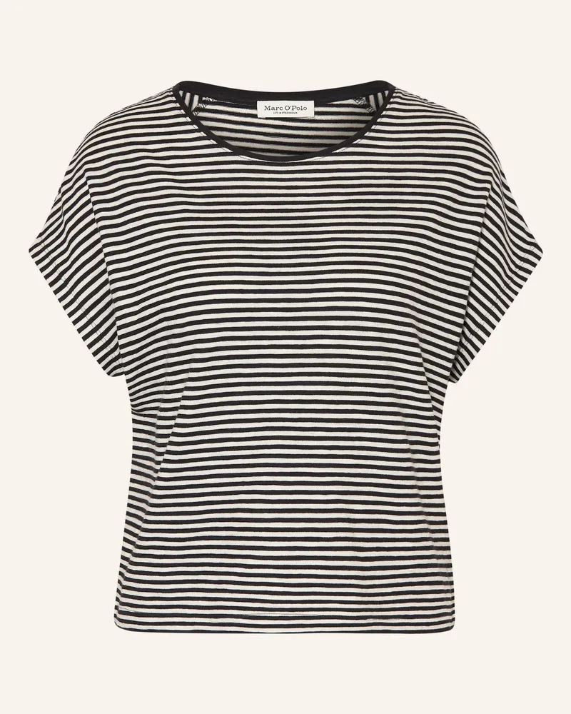 Marc O'Polo T-Shirt schwarz Weiss