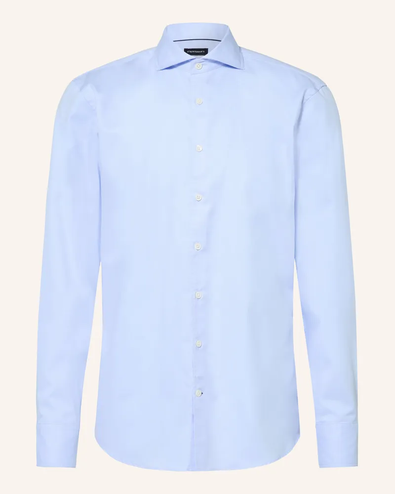 Strokesman's Hemd Comfort Fit blau Hellblau