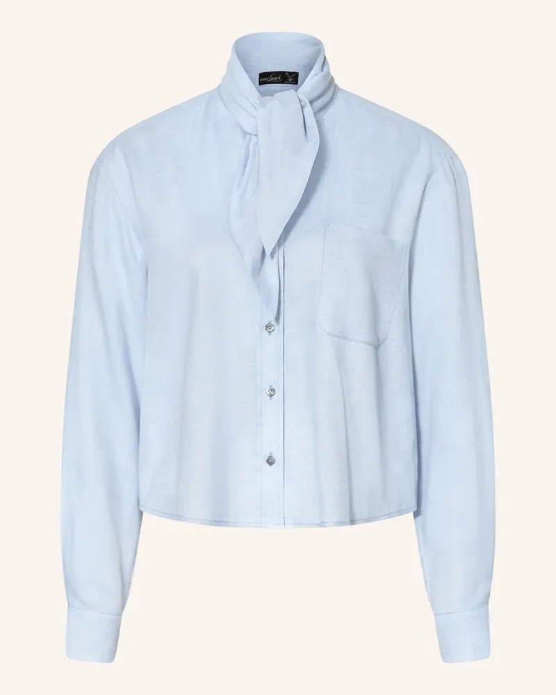 van Laack Schluppenbluse Vl-Flokea-w58ks blau Hellblau