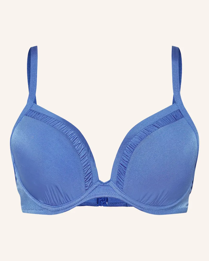 watercult Bügel-Bikini-Top Shimmering Solids lila Blau