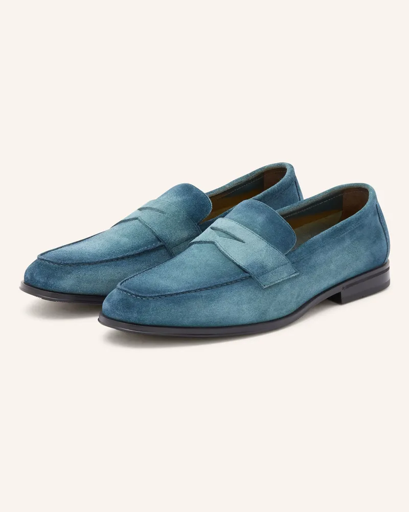 Doucal´s Penny-Loafer blau Petrol