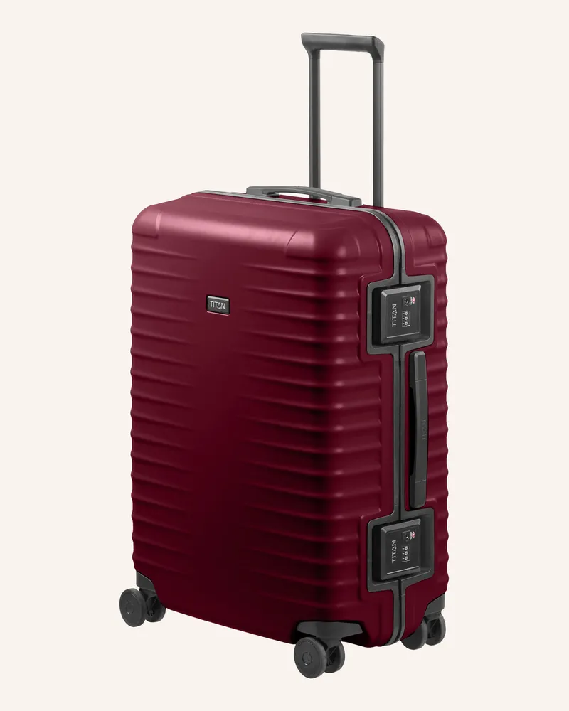 Titan Trolley Overseas M+ rot Dunkelrot