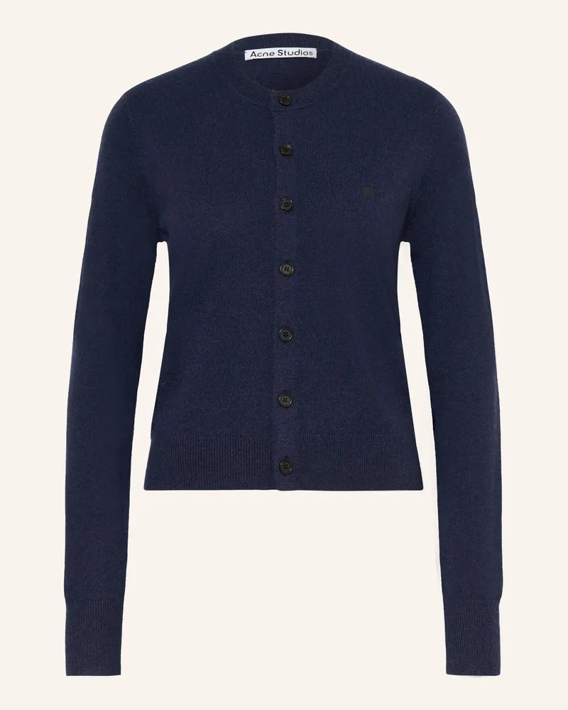 Acne Studios Strickjacke blau Dunkelblau