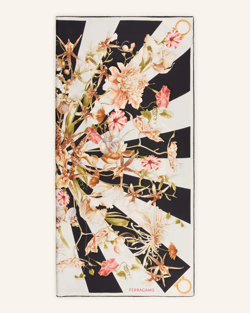 Ferragamo Seidentuch Creme